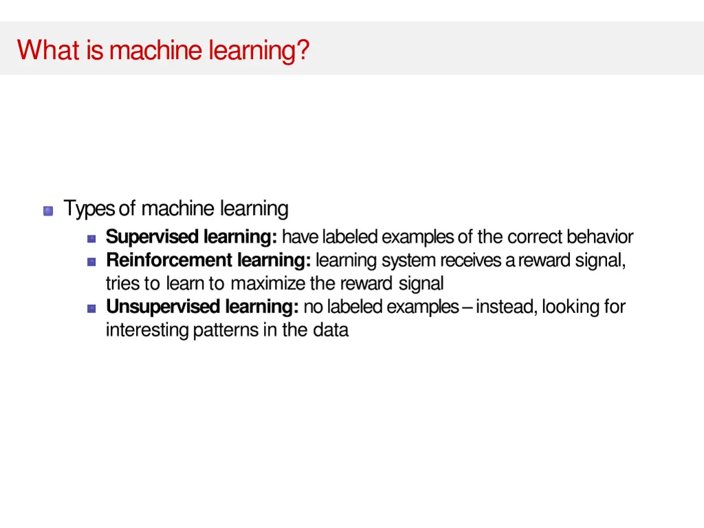 what is machinelearning 1