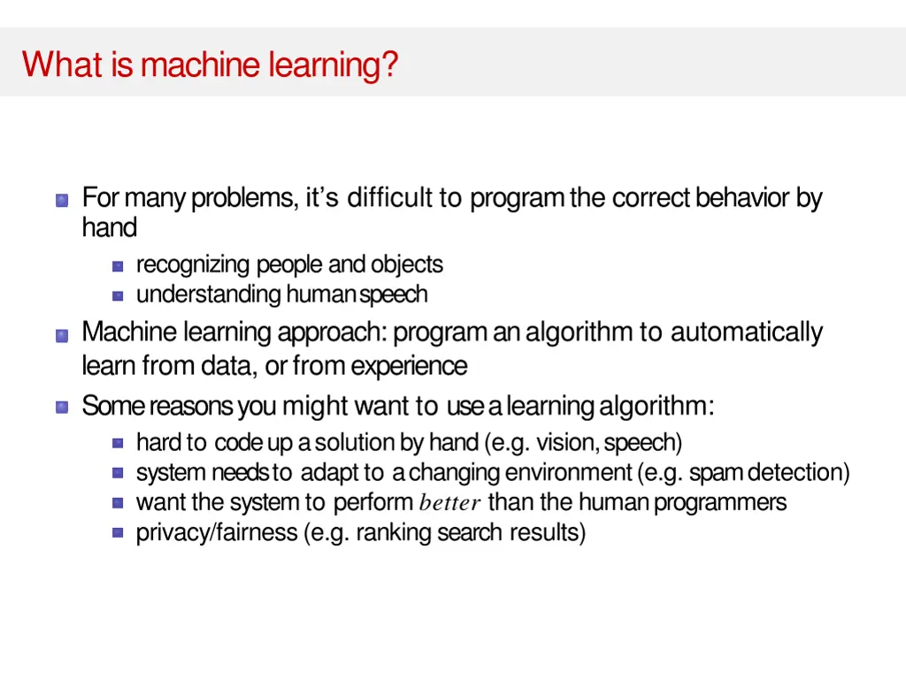 what is machinelearning