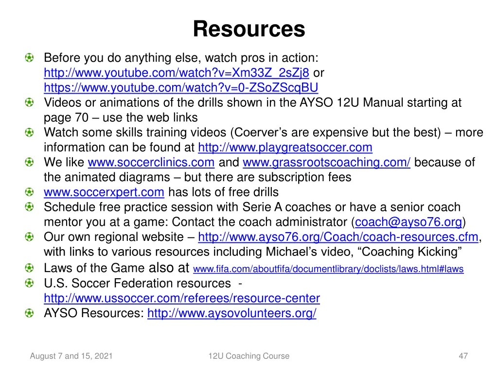 resources