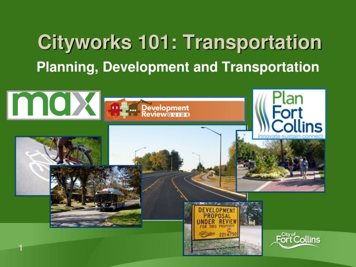 cityworks 101 transportation planning development