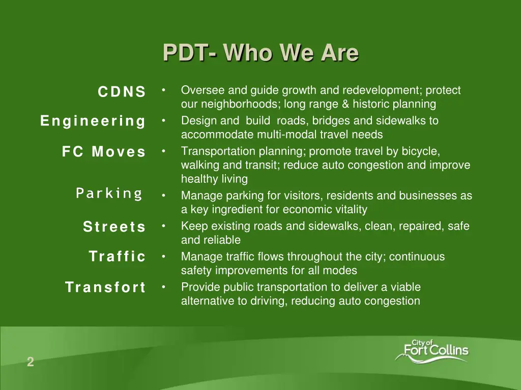 pdt who we are