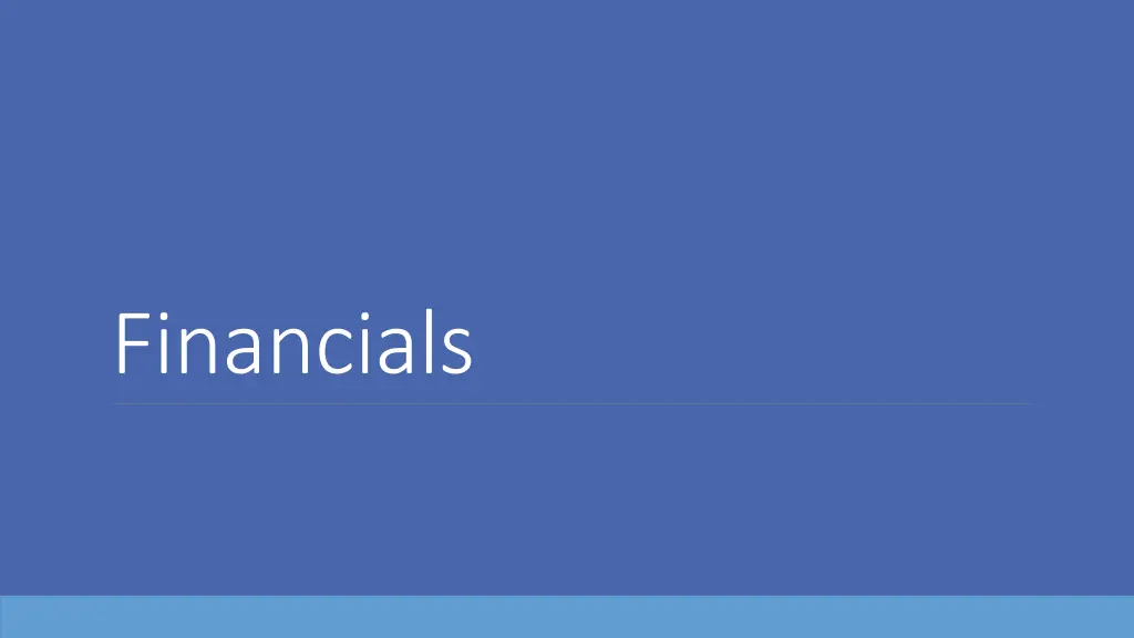 financials