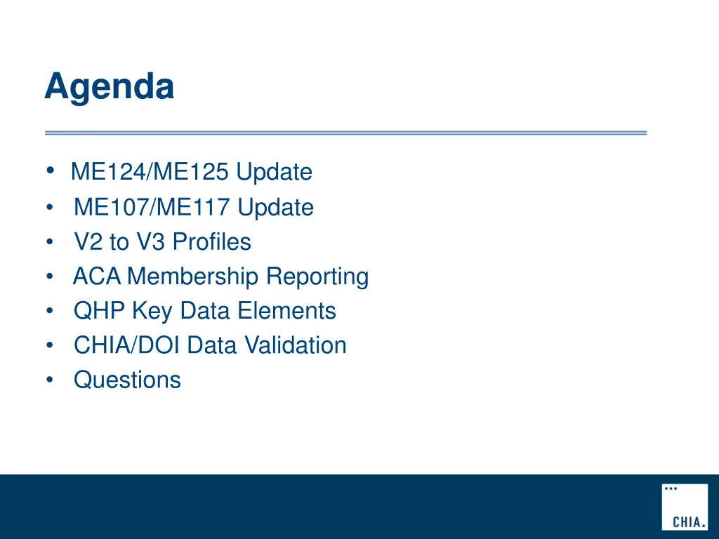 agenda