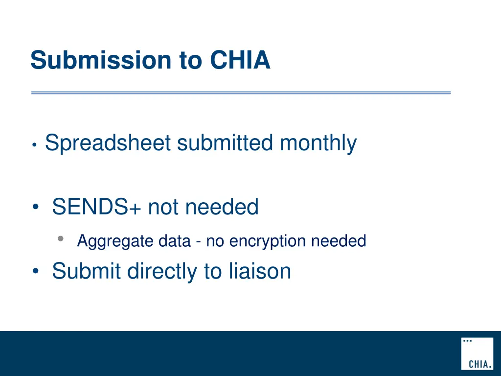 submission to chia