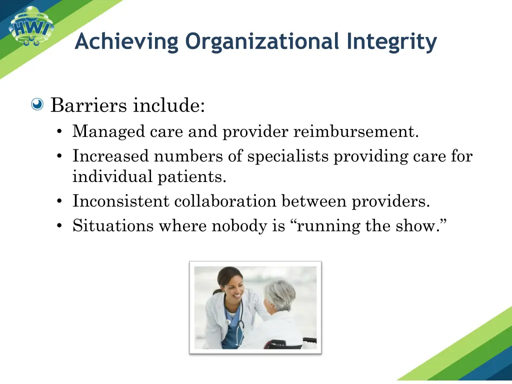 achieving organizational integrity