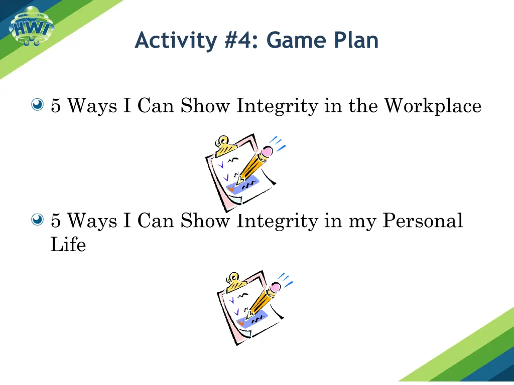 activity 4 game plan
