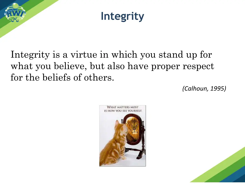 integrity 1
