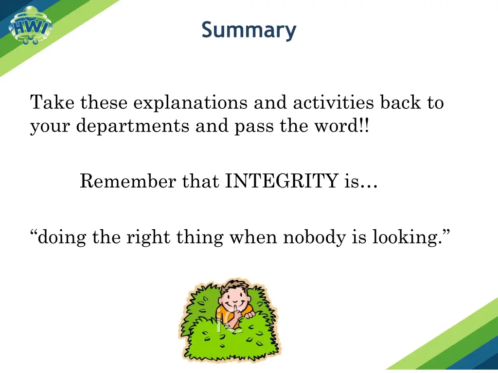 summary