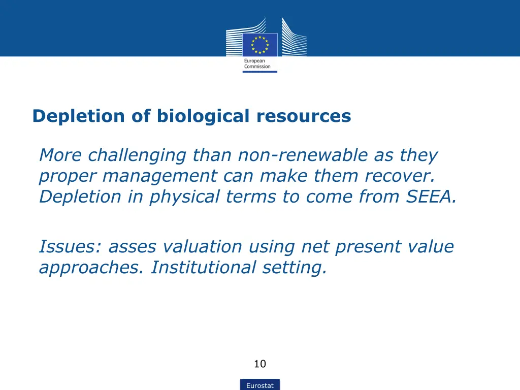 depletion of biological resources