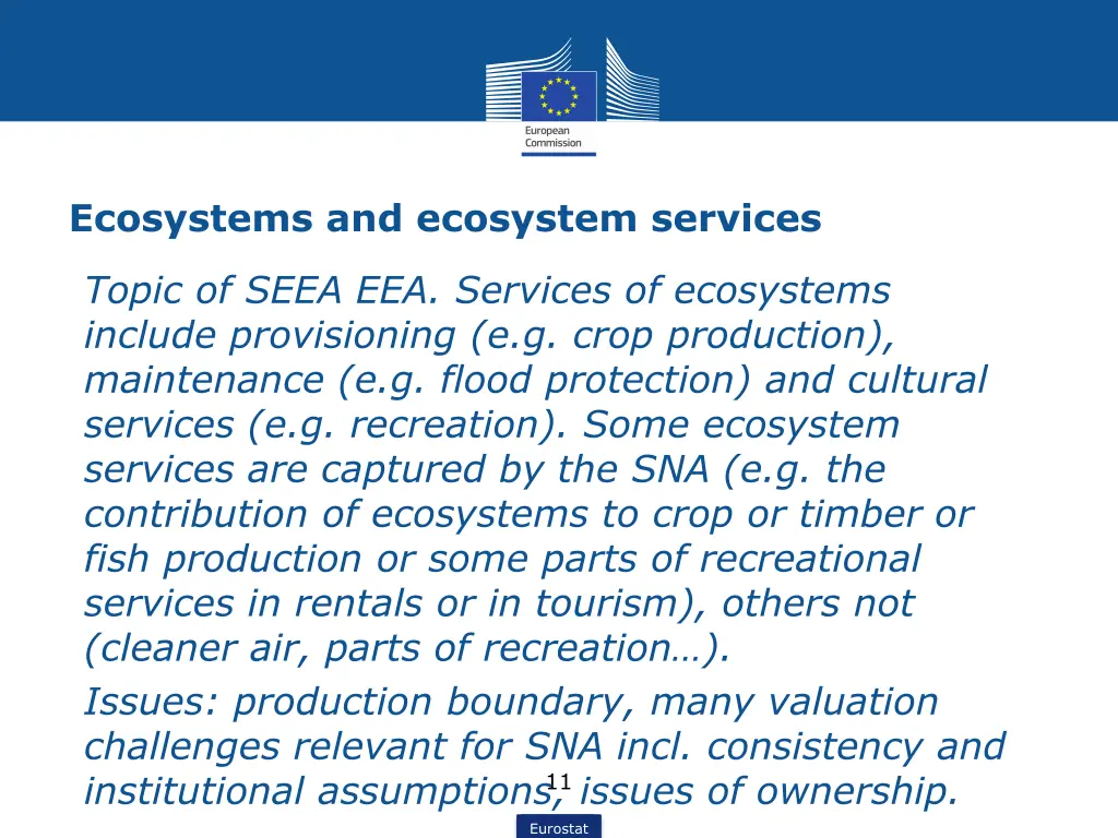 ecosystems and ecosystem services