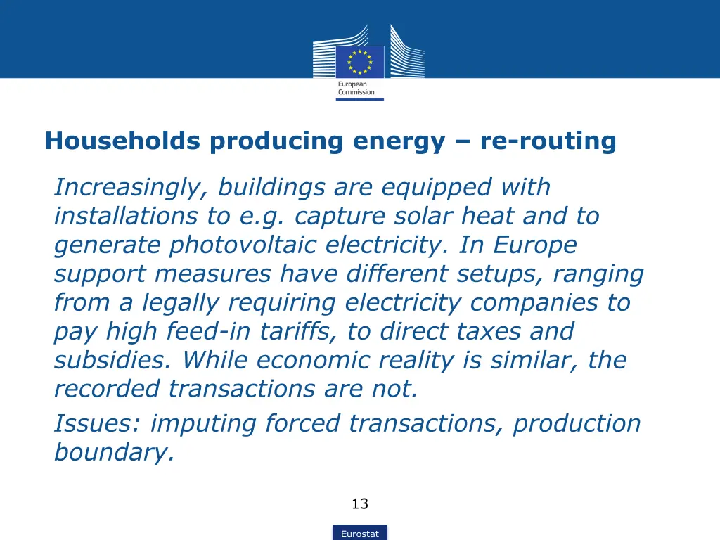 households producing energy re routing
