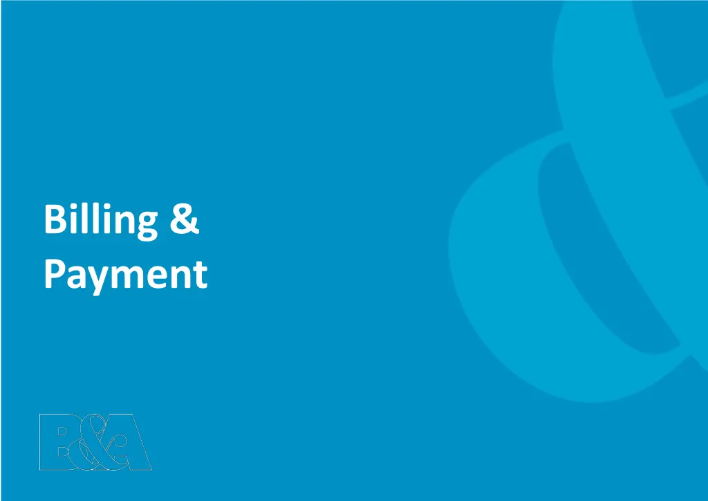 billing payment