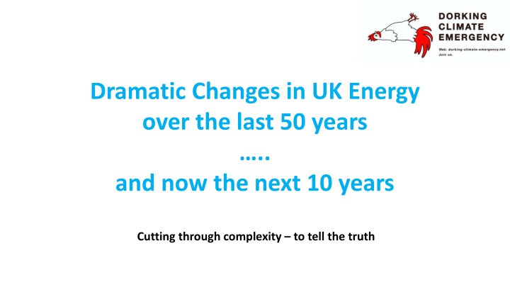 dramatic changes in uk energy over the last
