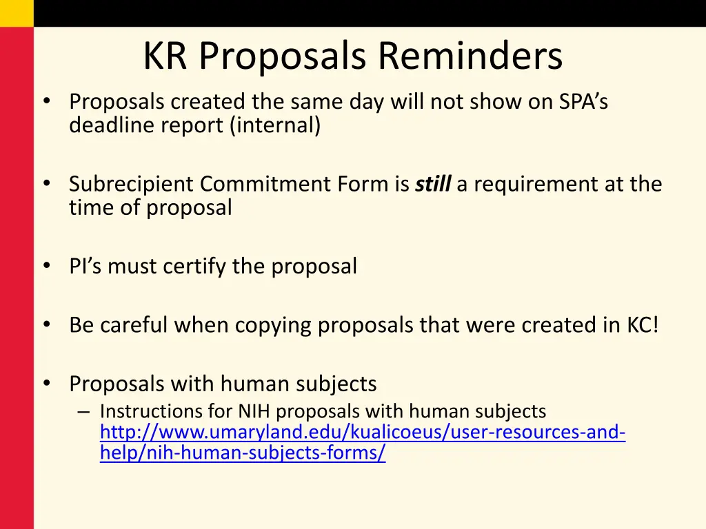 kr proposals reminders proposals created the same