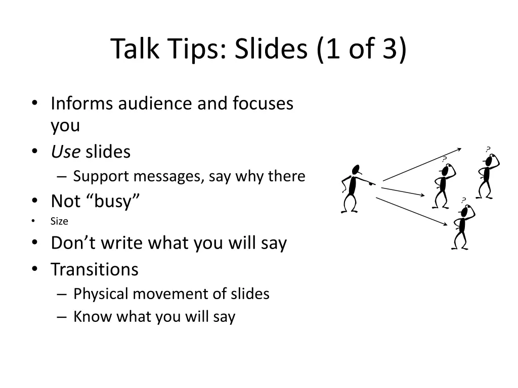 talk tips slides 1 of 3