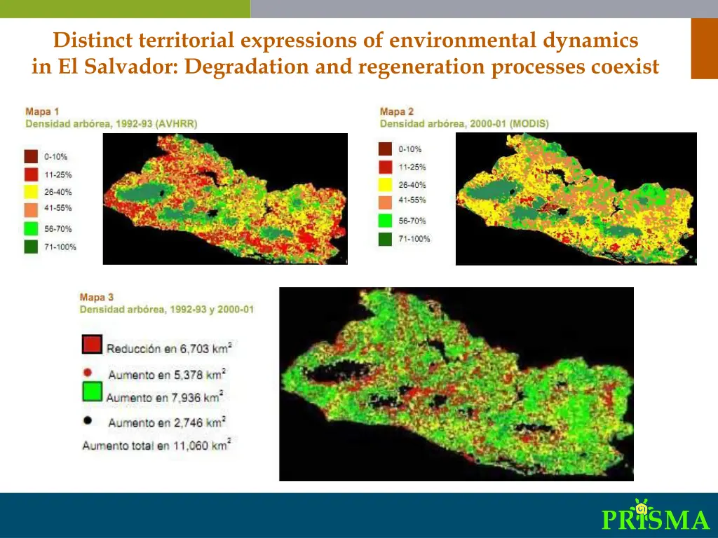 distinct territorial expressions of environmental