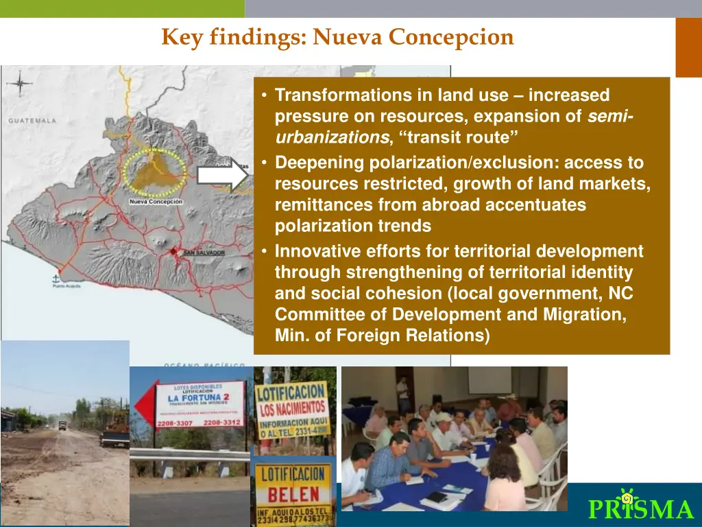 key findings nueva concepcion 1