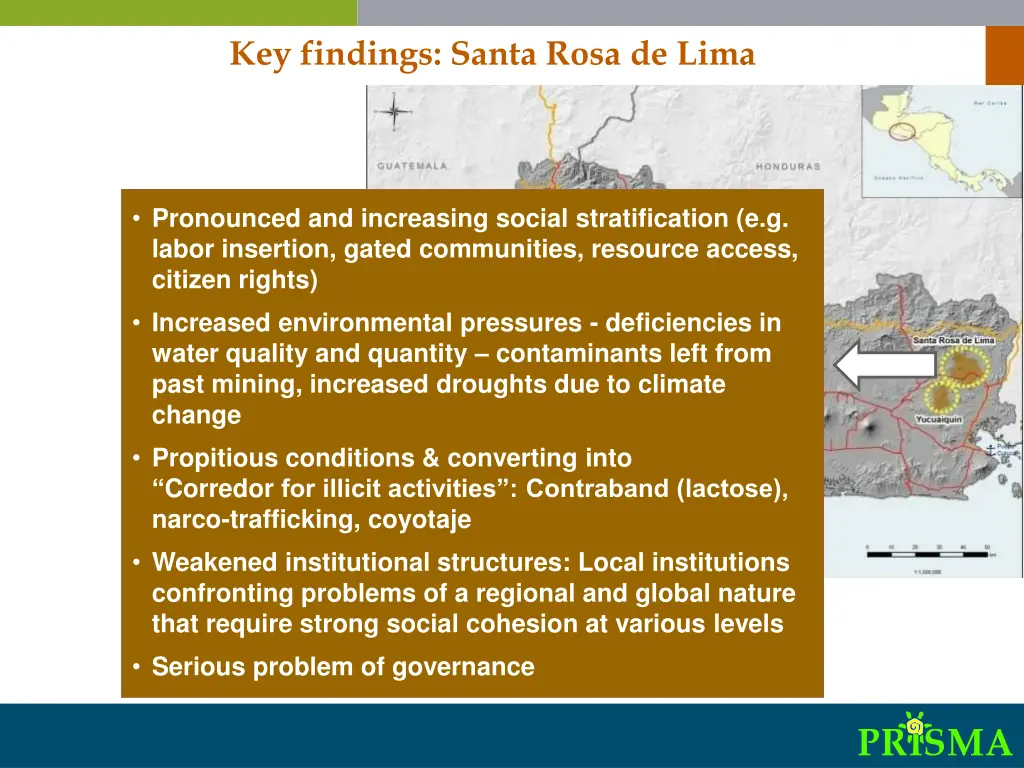 key findings santa rosa de lima 1