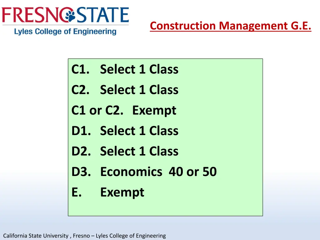 construction management g e 1