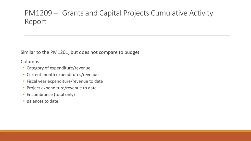 pm1209 grants and capital projects cumulative