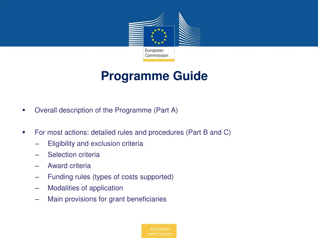programme guide