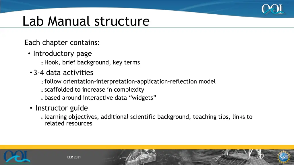 lab manual structure