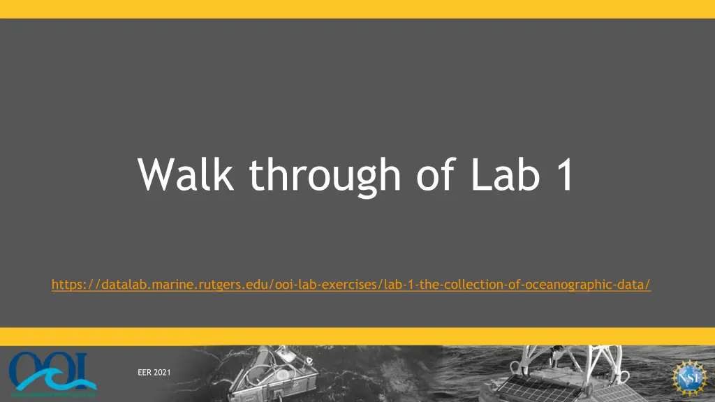 walk through of lab 1