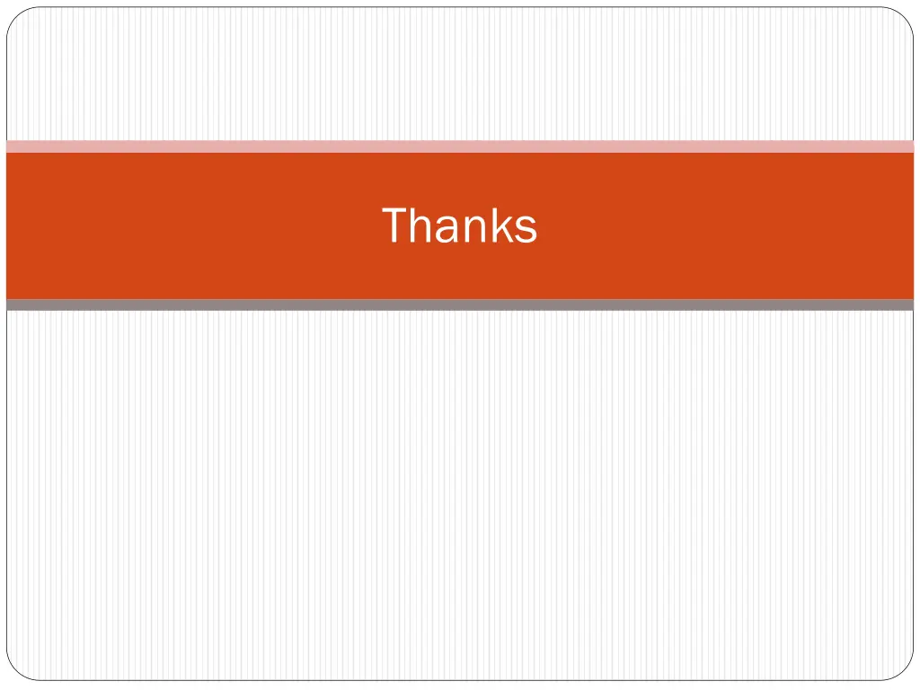thanks