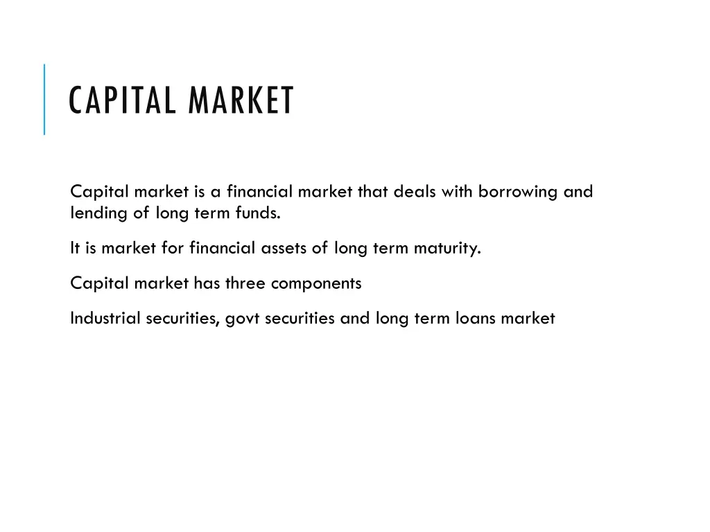 capital market 1