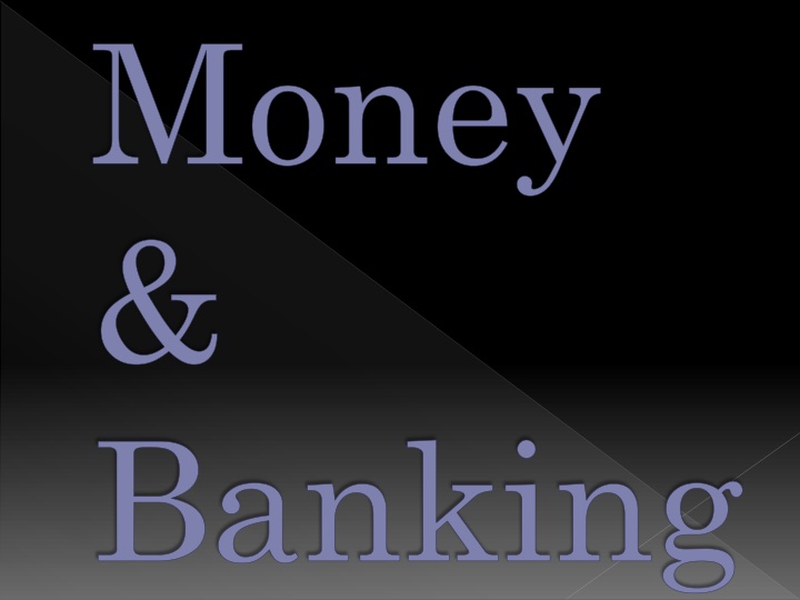 money banking