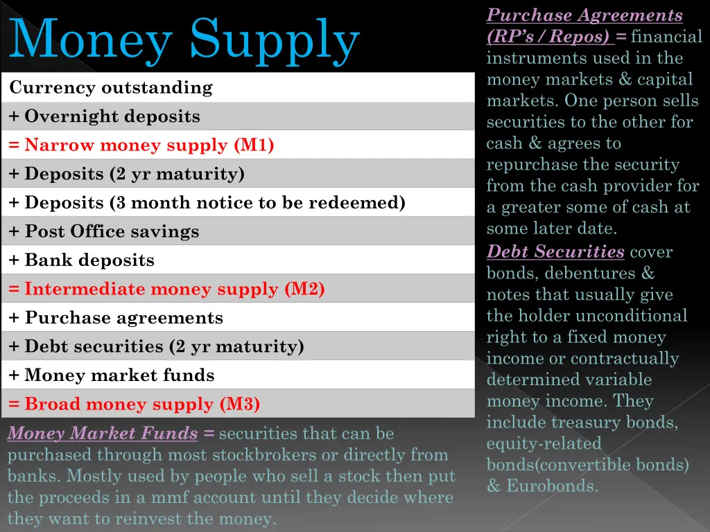purchase agreements rp s repos financial