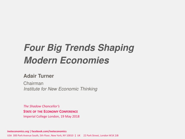 four big trends shaping modern economies