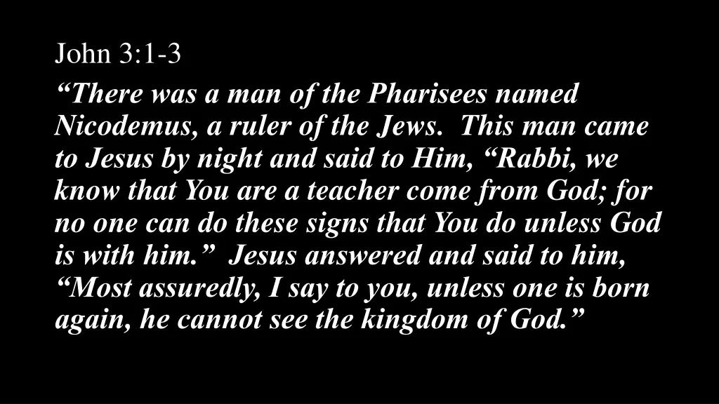 john 3 1 3 there was a man of the pharisees named