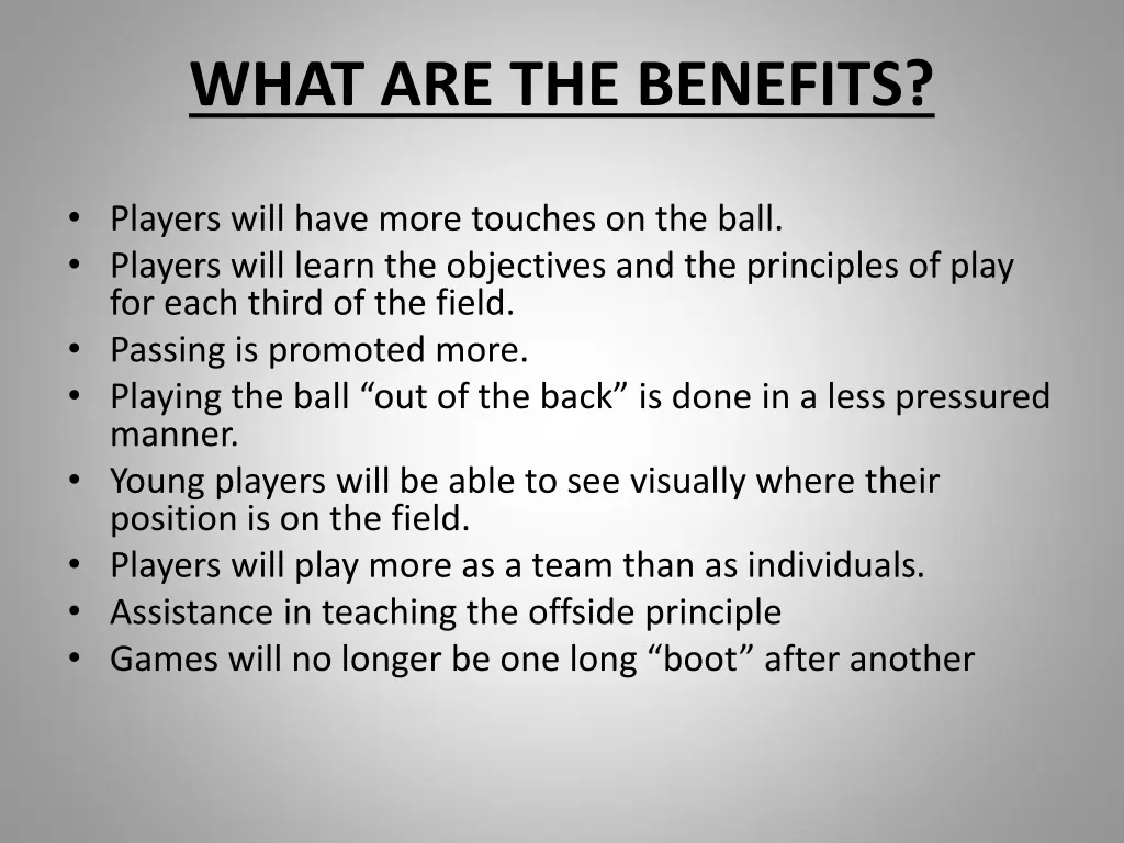 what are the benefits