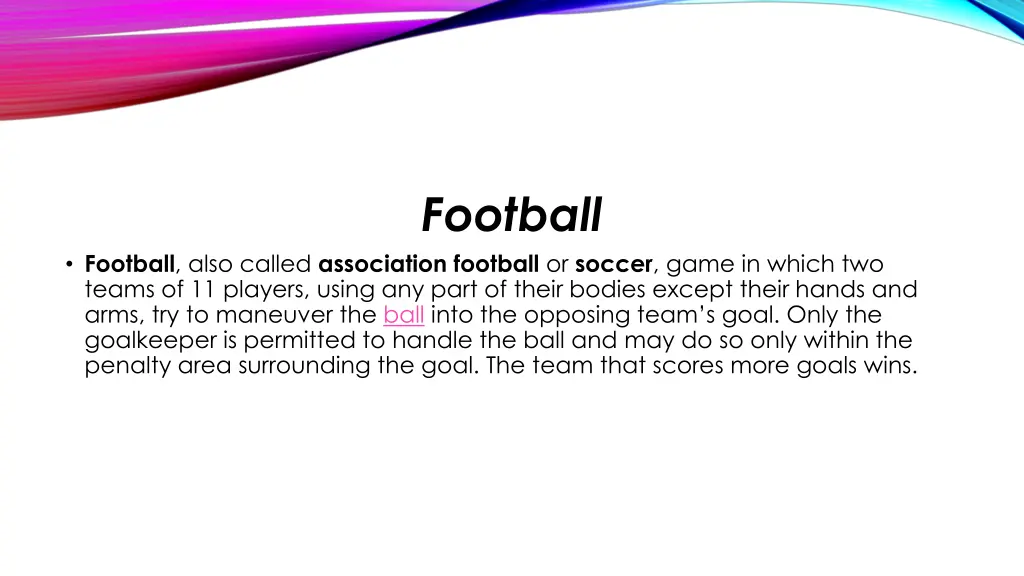 football