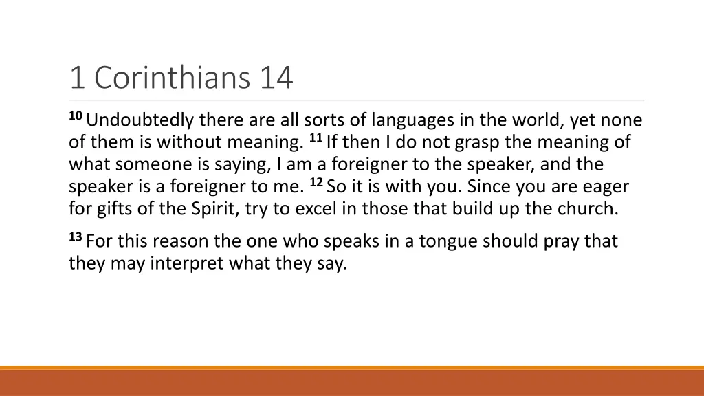 1 corinthians 14 2
