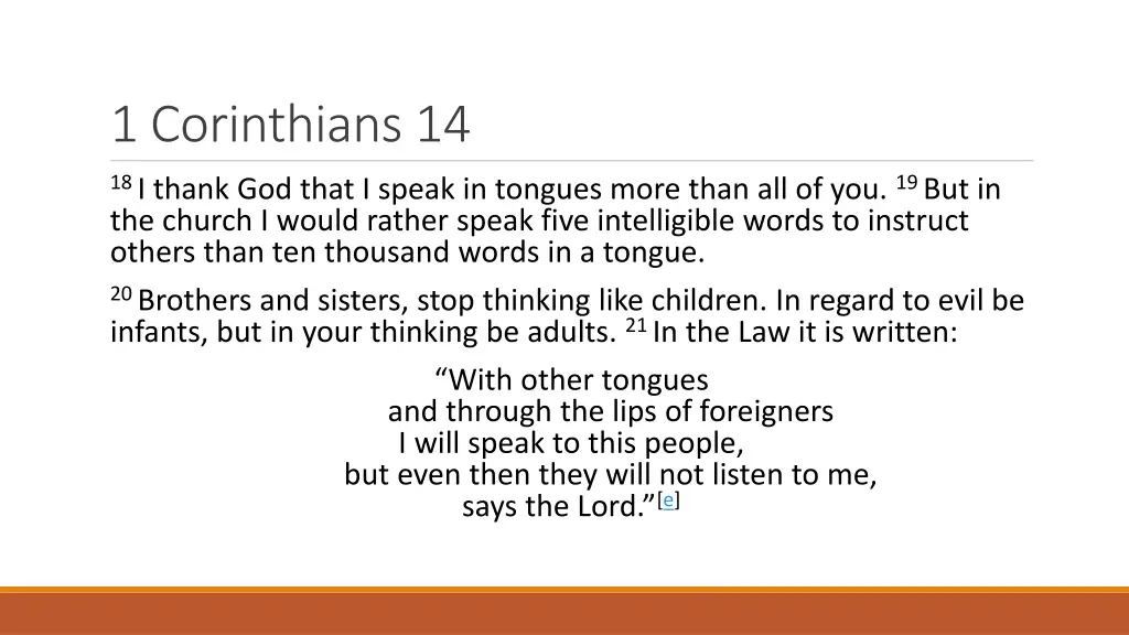 1 corinthians 14 4