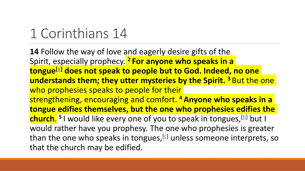 1 corinthians 14