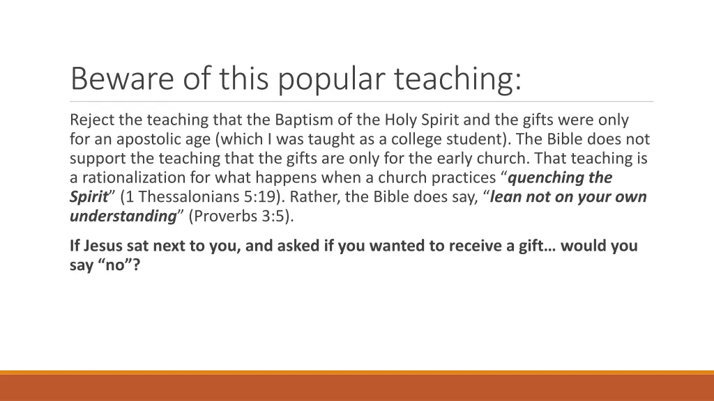 beware of this popular teaching