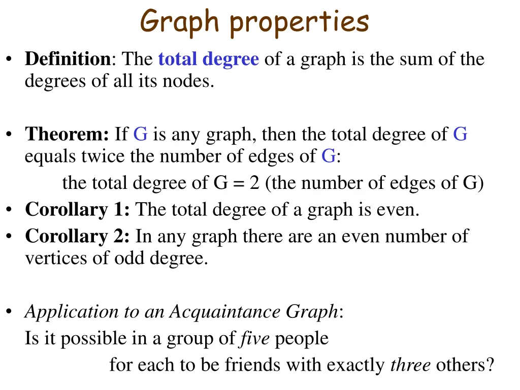 graph properties