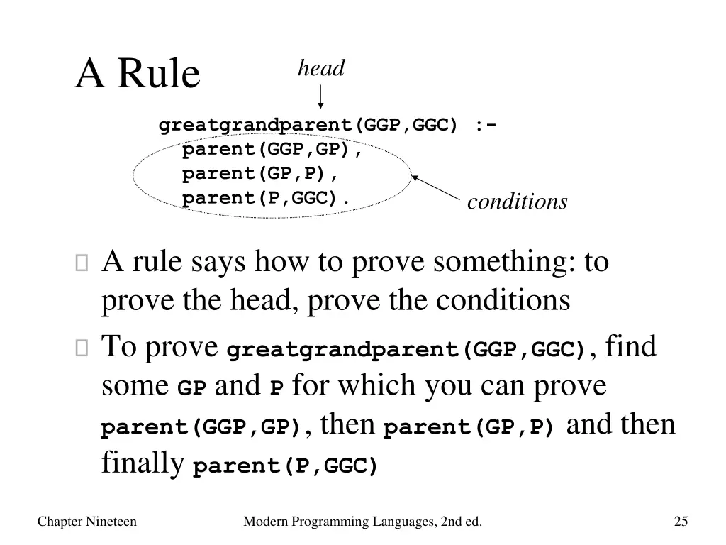 a rule