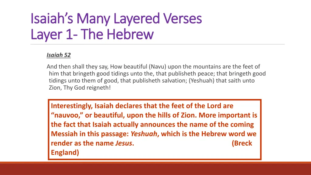 isaiah s many layered verses isaiah s many