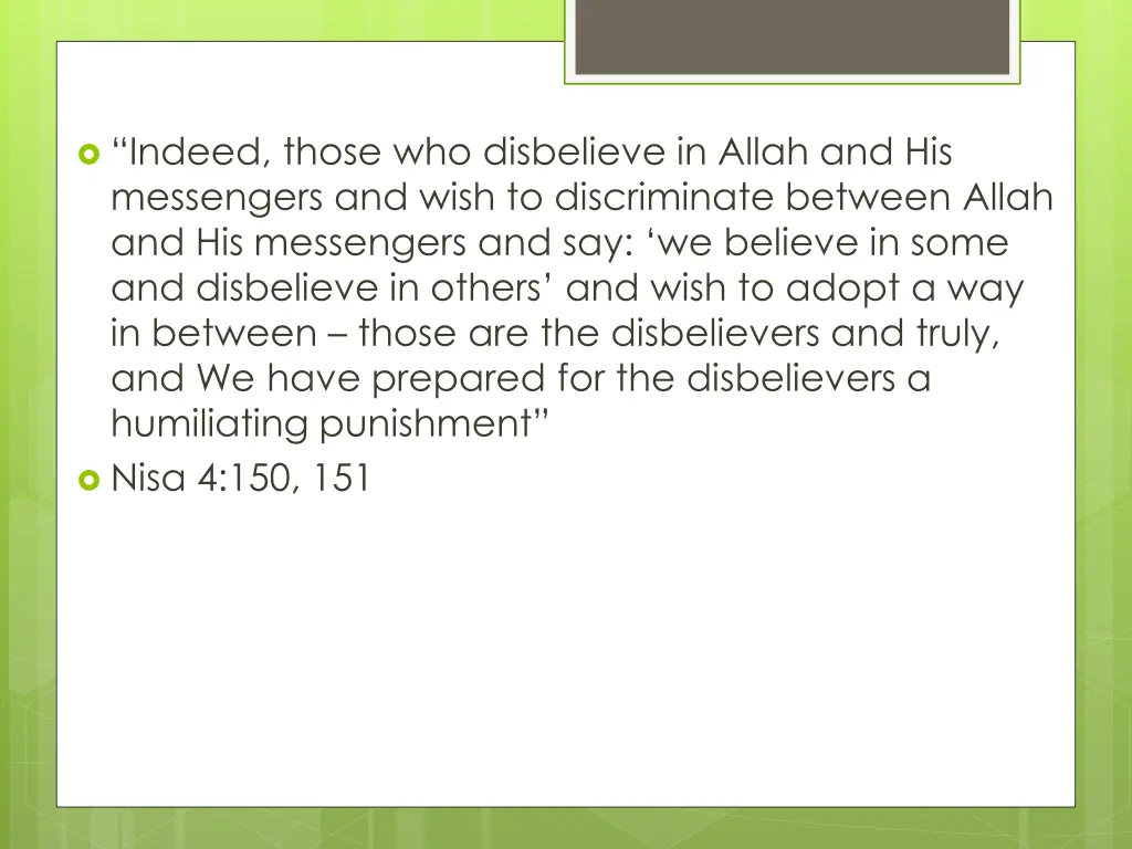 indeed those who disbelieve in allah