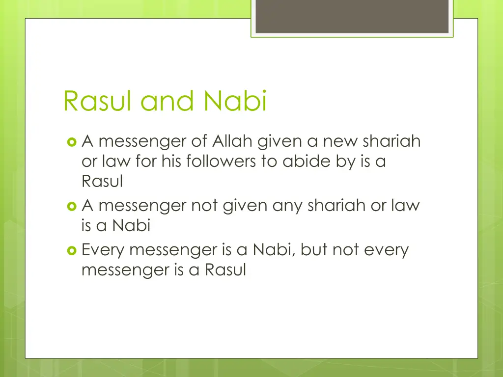 rasul and nabi 1