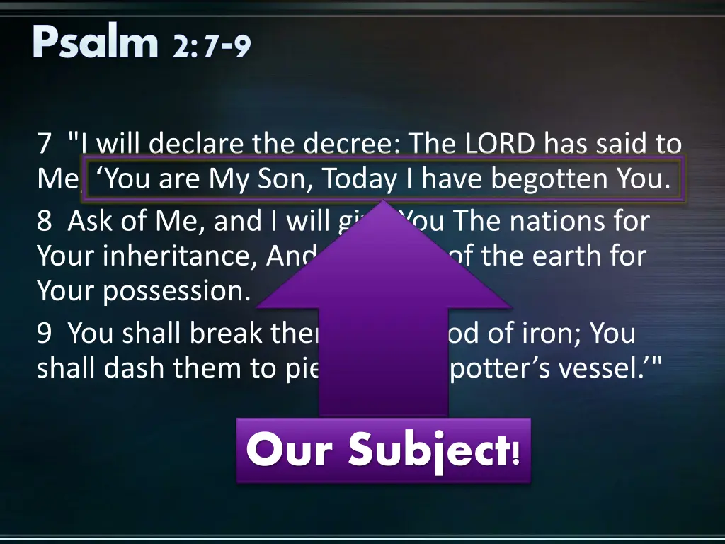 psalm 2 7 9