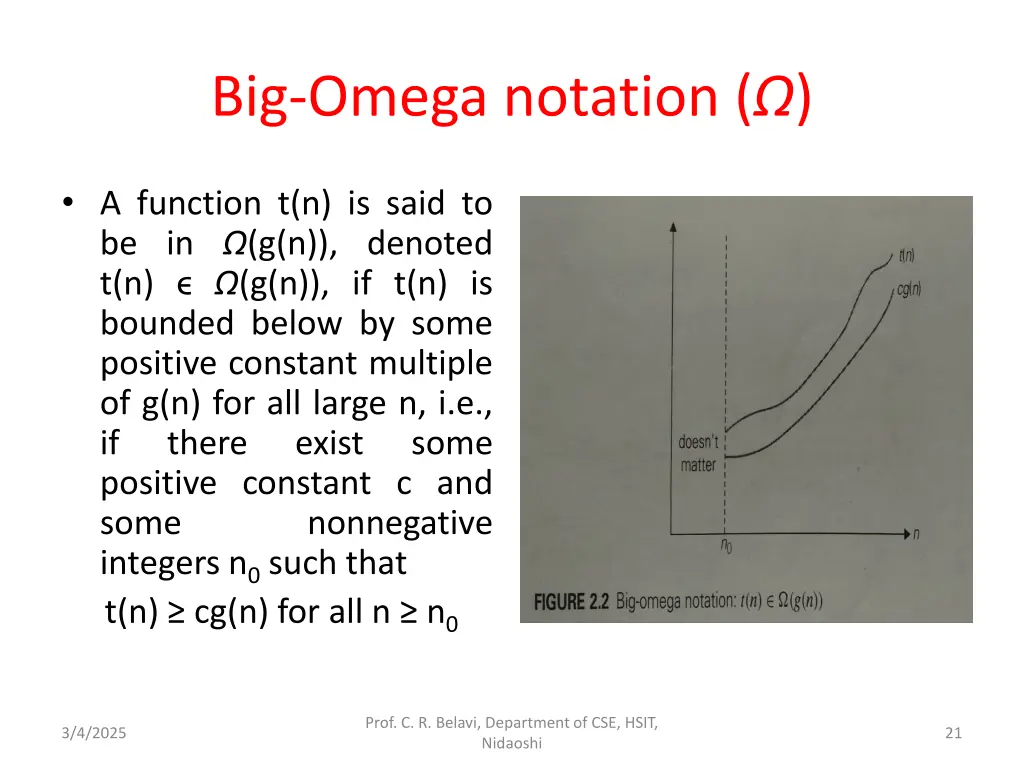 big omega notation