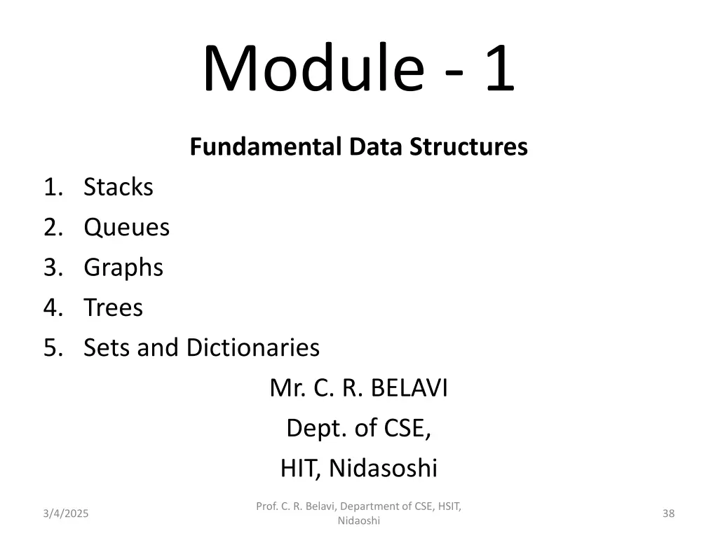 module 1 2
