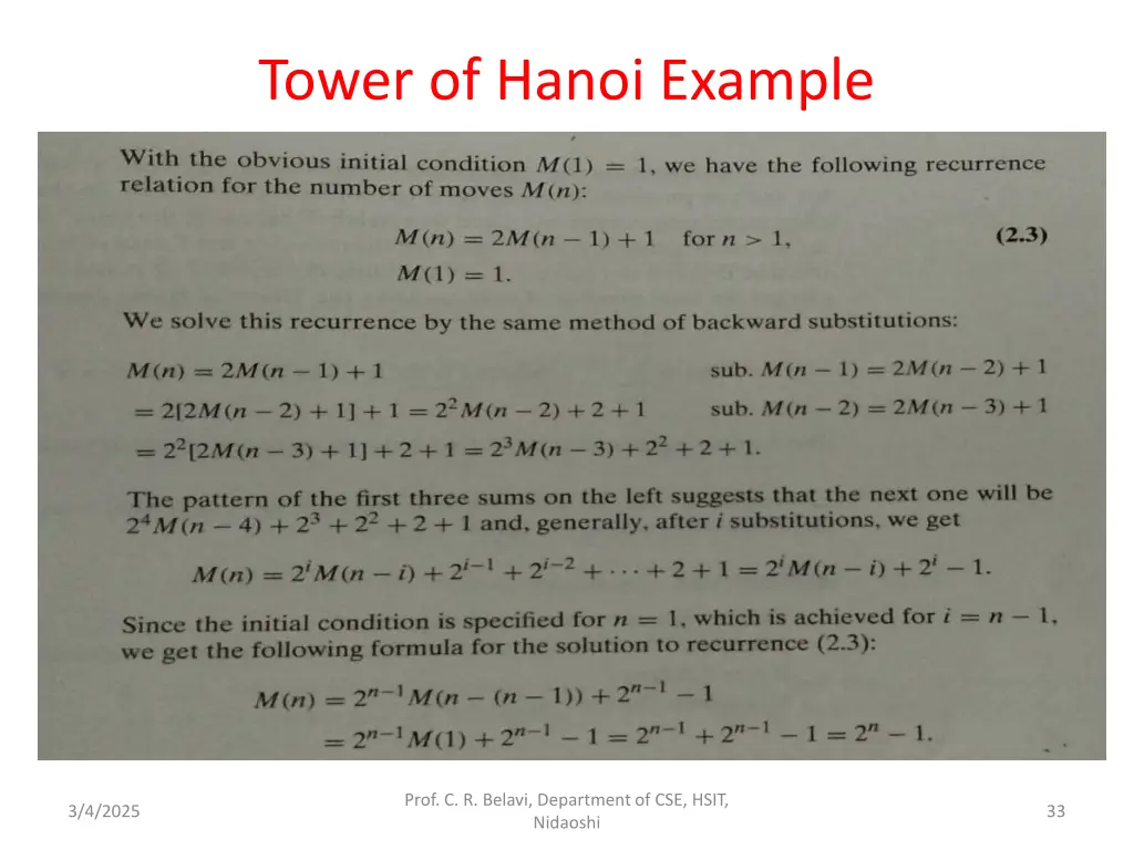 tower of hanoi example 1