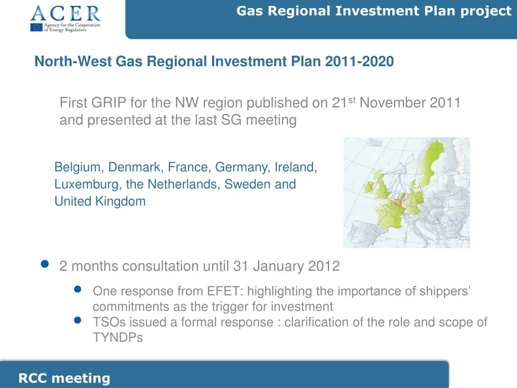 gas regional investment plan project 1
