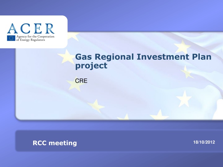 gas regional investment plan project